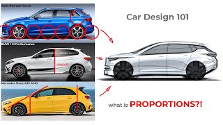 CAR DESIGN 101  what is PROPORTIONS  Hatchback [upl. by Hsac746]