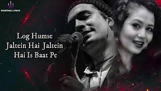 Taaron Ke Shehar LYRICS Jubin Nautiyal Neha Kakkar Sunny Kaushal Jaani Arvindr Khaira [upl. by Gavette]