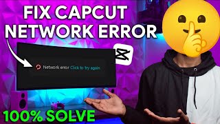 Fix Capcut Network Error Problem on PC 😭  Capcut No Internet Problem✅  SOLUTION  Tech PVS [upl. by Nrehtak34]