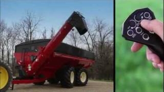 Brent  2096 Avalanche DoubleAuger Grain Cart [upl. by Annairam]