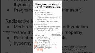 Management options in Graves hyperthyroidism [upl. by Darom]