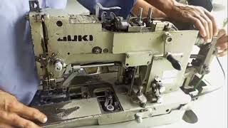 Juki LBH 761 Kaj Machine Ki service video [upl. by Milka]