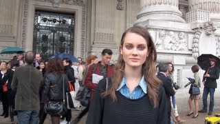 Fashion Week Paris 20122013 Exit CARVEN [upl. by Ainollopa]