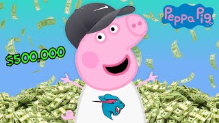 Peppa Pig Becomes MrBeast [upl. by Berti]