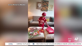 Chiefs fans enable Indiana boy with heart defect to attend Monday Night Football game [upl. by Ulises612]