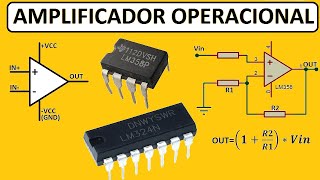 EL AMPLIFICADOR OPERACIONAL como el LM358 LM324 LM741 The operational amplifier [upl. by Gere]