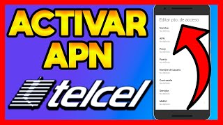 ✅COMO CONFIGURAR APN TELCEL [upl. by Onitnevuj]