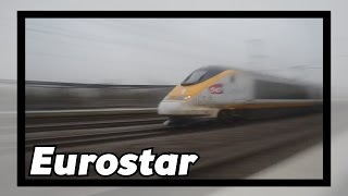 Eurostar passes TGV HautePicardie with 300 kmh HD [upl. by Joselow967]