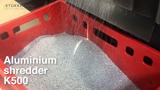 Aluminium shredder for cables  K500  Stokkermill [upl. by Mungo]