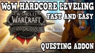 WoW Hardcore Leveling Guide Addon  Level Fast and Easy [upl. by Jamila680]