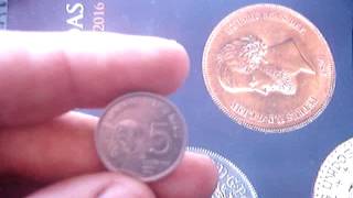 moeda para colecionar FAO de 5 centavos 1975 veja o valor confere o video [upl. by Erinn]