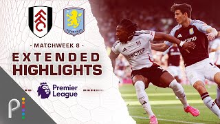 Fulham v Aston Villa  PREMIER LEAGUE HIGHLIGHTS  10192024  NBC Sports [upl. by Bernelle]