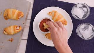 Pepperoni Pizza Crescent Rolls For Two  Pillsbury [upl. by Yelwar]