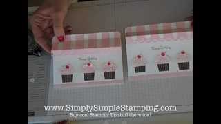 Simply Simple FLASH CARD 20 Cupcake Store Front by Connie Stewart [upl. by Marriott]