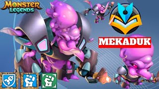 MEKADUK  REVIEW  Que tan bueno es este Tanque  Monster Legends [upl. by Aisatsana986]