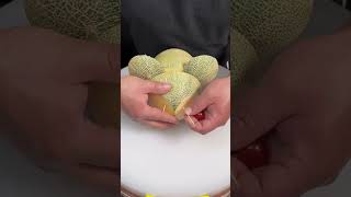 Amazing Cantaloupe Cutting And Decoration 🍈😍 Part 46 shorts viral [upl. by Enowtna]