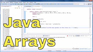 Java Tutorial  02  Using a Loop to Access an Array [upl. by Terle]