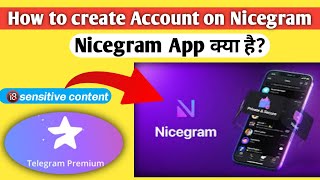 Nicegram app me Account kaise banate hain  How do I enable 18 content on Nicegram [upl. by Anavlys]