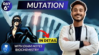 mutation biochemistry  types of mutation biochemistry  Frameshift amp point mutation biochemistry [upl. by Profant]