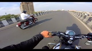 Royal Enfield owners test ride the new Jawa  Forty Two [upl. by Halonna]