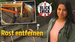 Rost am Velo einfach entfernen Blick Trick Fahrradkette [upl. by Aihsenyt]