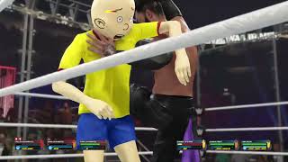 WWE 2K23 Fictional WarGames  Caillou Gets Grounded vs The Judgment Day [upl. by Oiril]