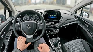 2022 Suzuki SCROSS  GL Plus  14l BOOSTERJET 48V SHVS 4WD 127hp  POV Test Drive [upl. by Herzig]