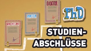 Studienabschlüsse  Studieren so gehts [upl. by Arin]