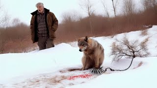 Man Rescues Wolf from Trap Receives Astonishing Thank You Days Later [upl. by Liauqram]