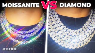 Moissanite vs Diamond  Can you tell the difference [upl. by Maurita759]