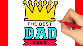 how to make a beautiful and easy card for fathers day [upl. by Ailema]