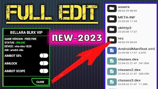 How To Make BELLARA BLRX VIP injector FreeFire UNHIDE FILE How To Mod FreeFire Use Mt Manager 2023 [upl. by Annayhs]