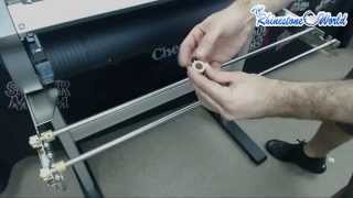 Graphtec CE600060CE600060 Plus How To Assemble Your Cutter Stand and Cutter [upl. by Jayne182]