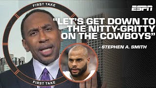 LETS GET DOWN TO THE NITTYGRITTY  Stephen A reacts to Cowboys loss to Cardinals  First Take [upl. by Derby]