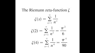 Riemann Zeta Function for x4 [upl. by Waxman]