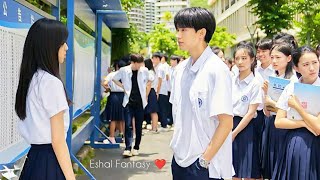 Arrogant Boy😈fall in love🥵with cute classmate❤️New Korean Mix Hindi songs❤️Chinese Mix Hindi songs❤️ [upl. by Moersch81]