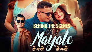 Yo Mayale K Garyo  prachanda rai song  basanta sapkota songs  nikesh khadka music video  BTS [upl. by Otineb]