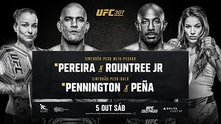 UFC 307 Pereira x Rountree Jr  5 de Outubro  Exclusivo no UFC Fight Pass [upl. by Brocky16]