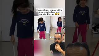 Olha o que essa mãe fez com sua filha O que você acha disso mãe educaçãoinfantil [upl. by Sirtimid]