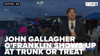 John Gallagher OFranklin Shows up at Trunk or Treat [upl. by Warrenne168]