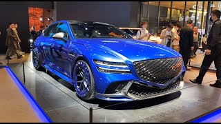 All New Genesis G80 EV Magma Concept Walkaround—2024 Beijing Motor Show [upl. by Annahael]