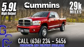 59 Cummins High Output For Sale 2007 Dodge Ram 2500 Laramie 4x4 Diesel With Only 29k Miles [upl. by Platt]