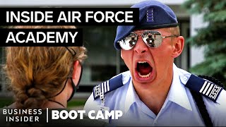 What New Air Force Cadets Go Through On Day One At The Academy  Boot Camp [upl. by Albina]