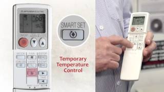 How To Use A Mitsubishi Air Conditioner Remote Control Guide [upl. by Sucerdor678]