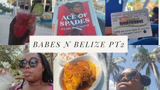 A trip to Belize Part 2 Swimming with the Sharks Good food and sights Kekelovezyou [upl. by Midis]