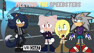 MEETING THE SPEEDSTERS TVaria Rollin amp Monique Meet Chilled ft Kanata amp Izzy  VRChat [upl. by Ttayw]