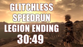 Fallout New Vegas Glitchless Legion Speedrun in 3049 WR [upl. by Kruger918]