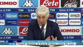 NapoliAtalanta 12 Gian Piero Gasperini in conferenza stampa postpartita [upl. by Dietz957]