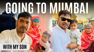 Going to Mumbai ✈️ ✈️  Marine Drive view Meet My Son 👦  Vlog05 [upl. by Budwig]