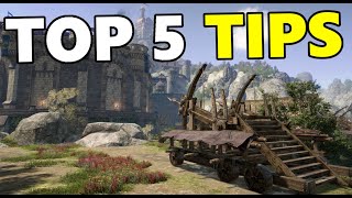 Conquerors Blade  Top 5 Tips For New Players  Beginners Guide [upl. by Gruber]